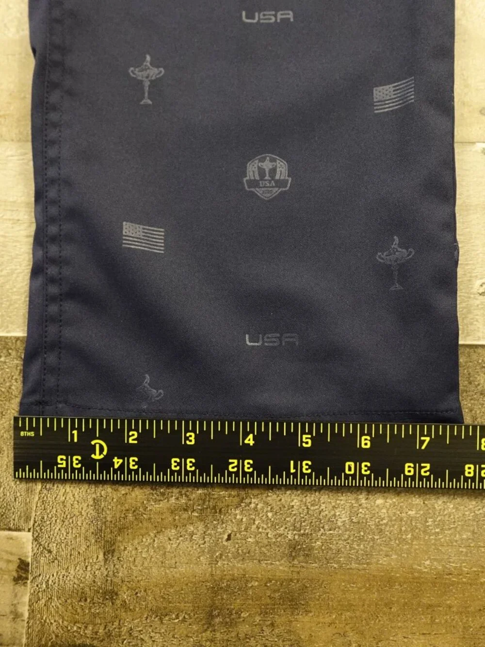 RLX Ralph Lauren USA Ryder Cup Pants Men’s 36x34 Navy Flag‎ Golf